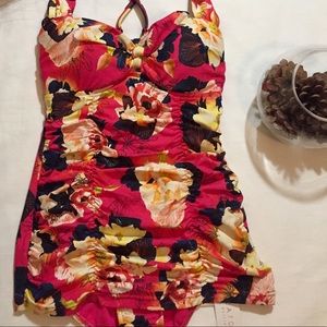 Seafolly Kabuki Bloom One Piece Swimsuit Floral